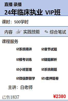 2024年臨床執業VIP班